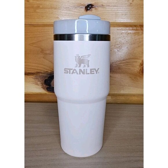 STANLEY 14oz Tumbler Light Pink With Lid With Straw Opening Travel Coffee,Tea - Picture 9 of 13